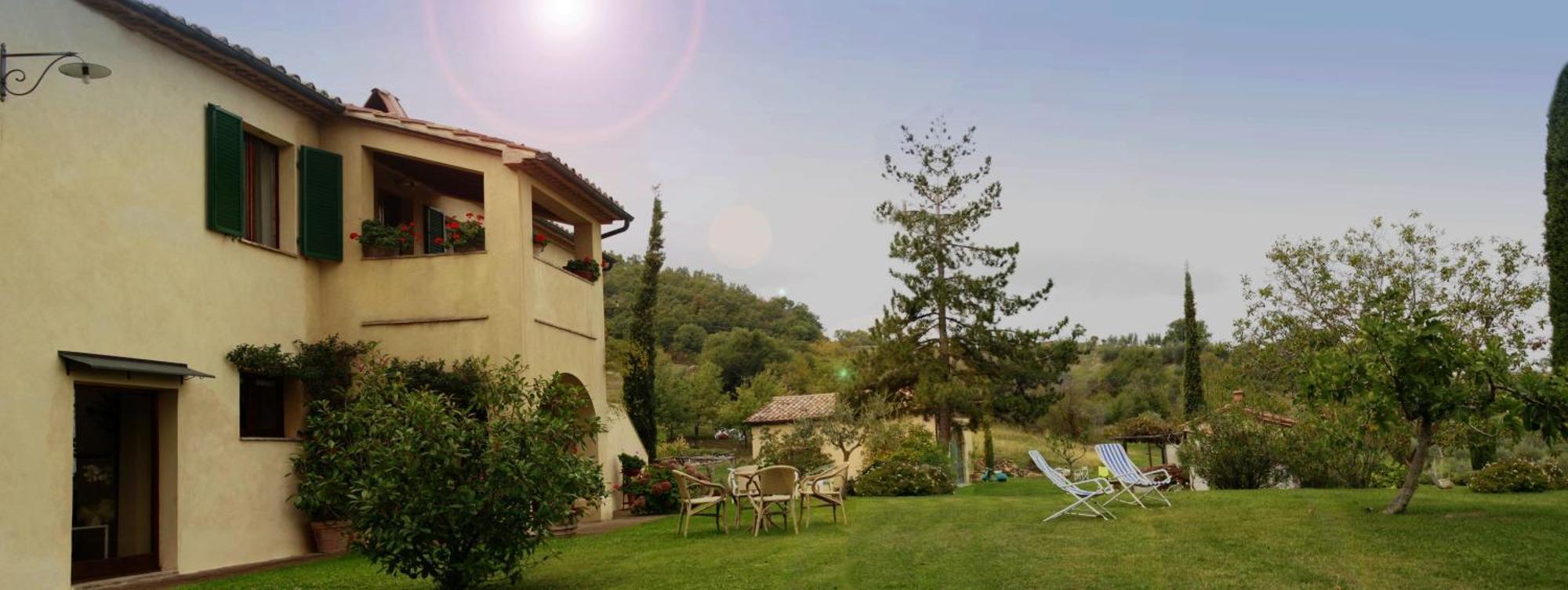 Le Rogheta Villa Campiglia dʼOrcia Exteriör bild
