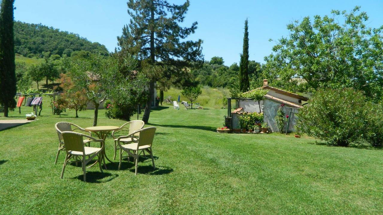 Le Rogheta Villa Campiglia dʼOrcia Exteriör bild